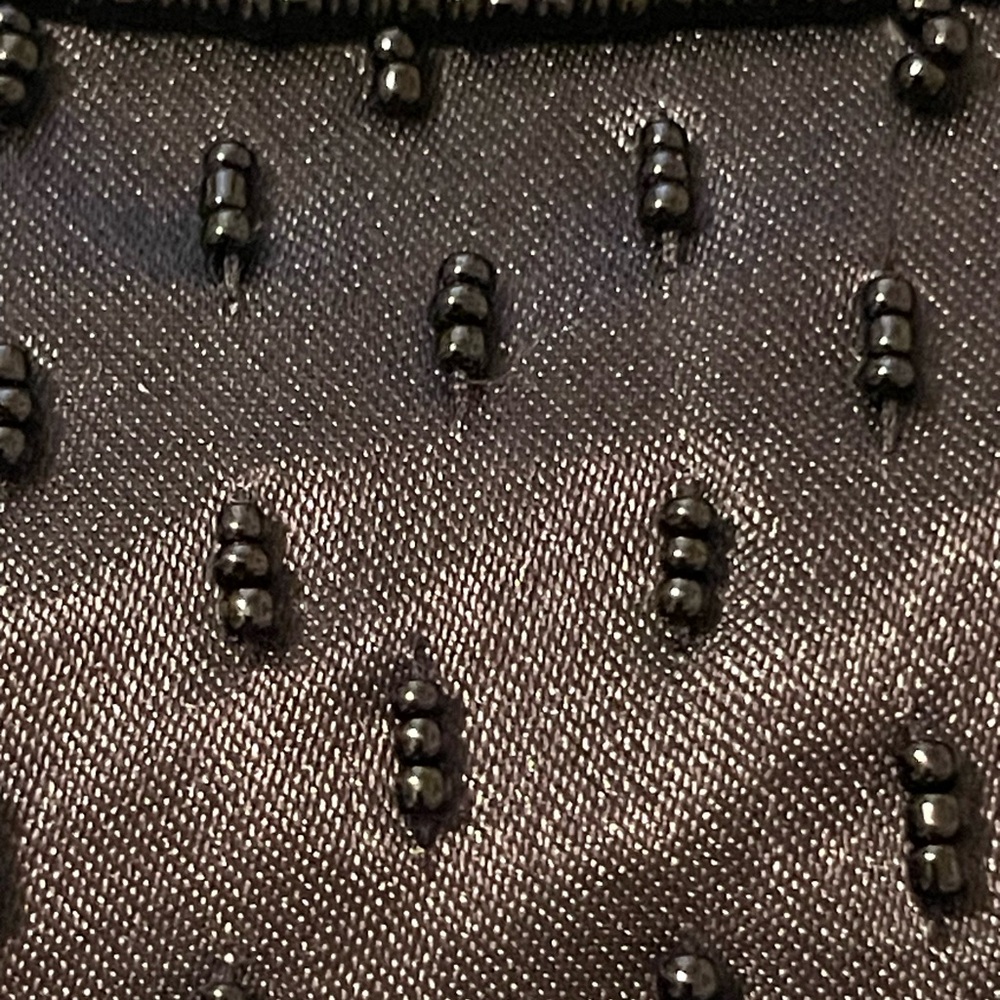 Vintage - Style‎ Elegant Black Hand Beaded Clutch… - Picture 5 of 7